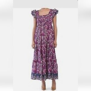 House of Harlow 1960 pink and blue maxi dress